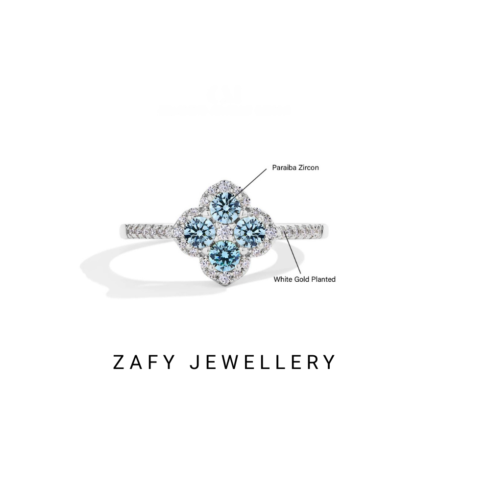 Vivienne Ring– D Colour VVS1 Moissanite in Solid 925 Sterling Silver