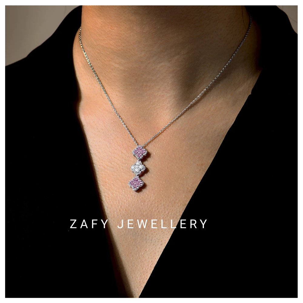 Celeste Moissanite Necklace – Triple D Colour Pendant in 925 Sterling Silver