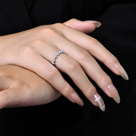 Elora Moissanite Diamond Ring S925 Silver